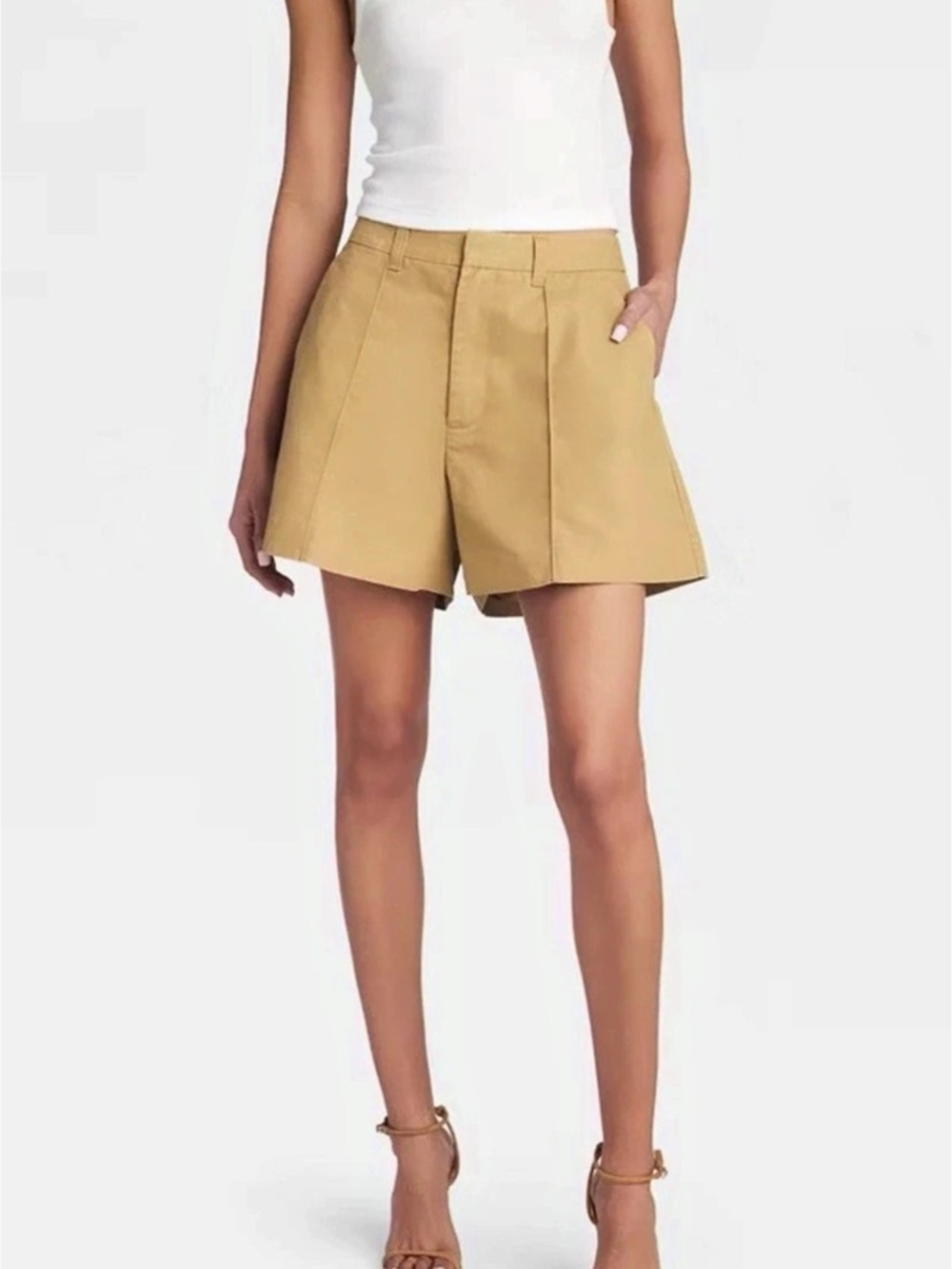 KBB by KAHLANA Women The Flared Chino Shorts